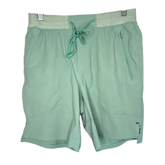 Lululemon Men's License To Train Linerless Mint Short Size Small - Picture 1 of 8